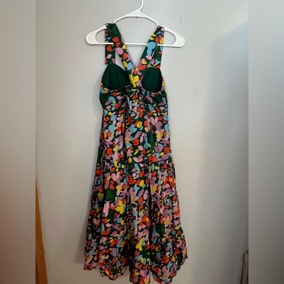 J. Crew Green Floral Dress - Picture 4 of 6